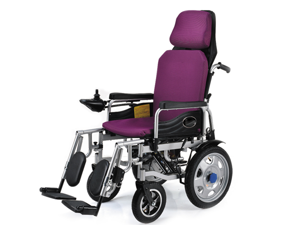 全躺高靠背电动轮椅